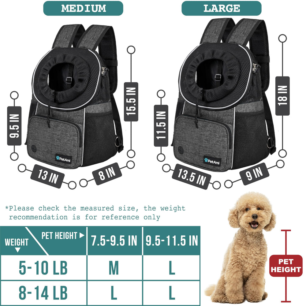 PetAmi poop bag dispenser pocket for quick cleanups during walks.