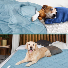 PetAmi Premium Cooling Blanket reversible fabric highlight offers year-round comfort for pets