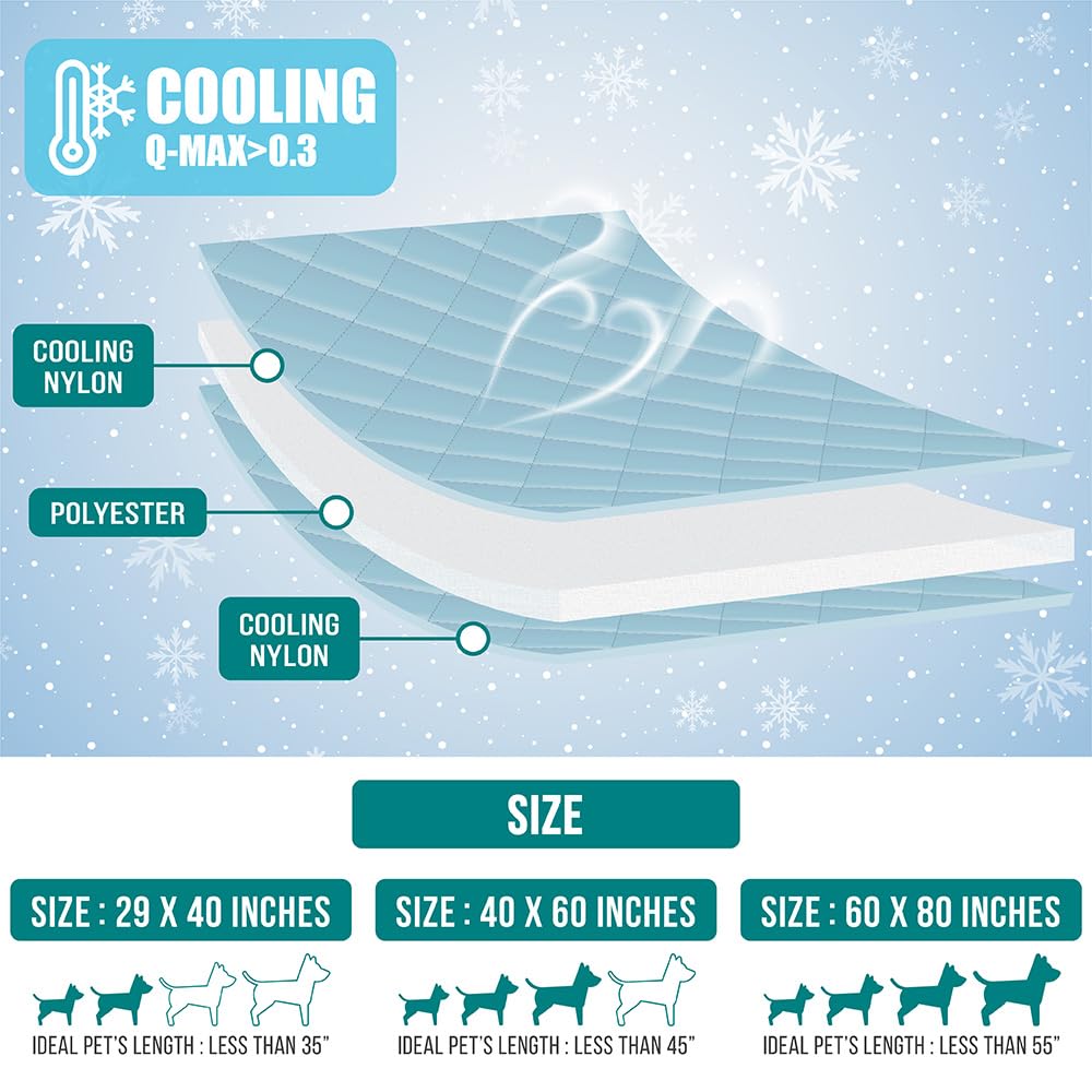 PetAmi Premium Cooling Dog Blanket sofa-use image shows comfortable lounging for dogs