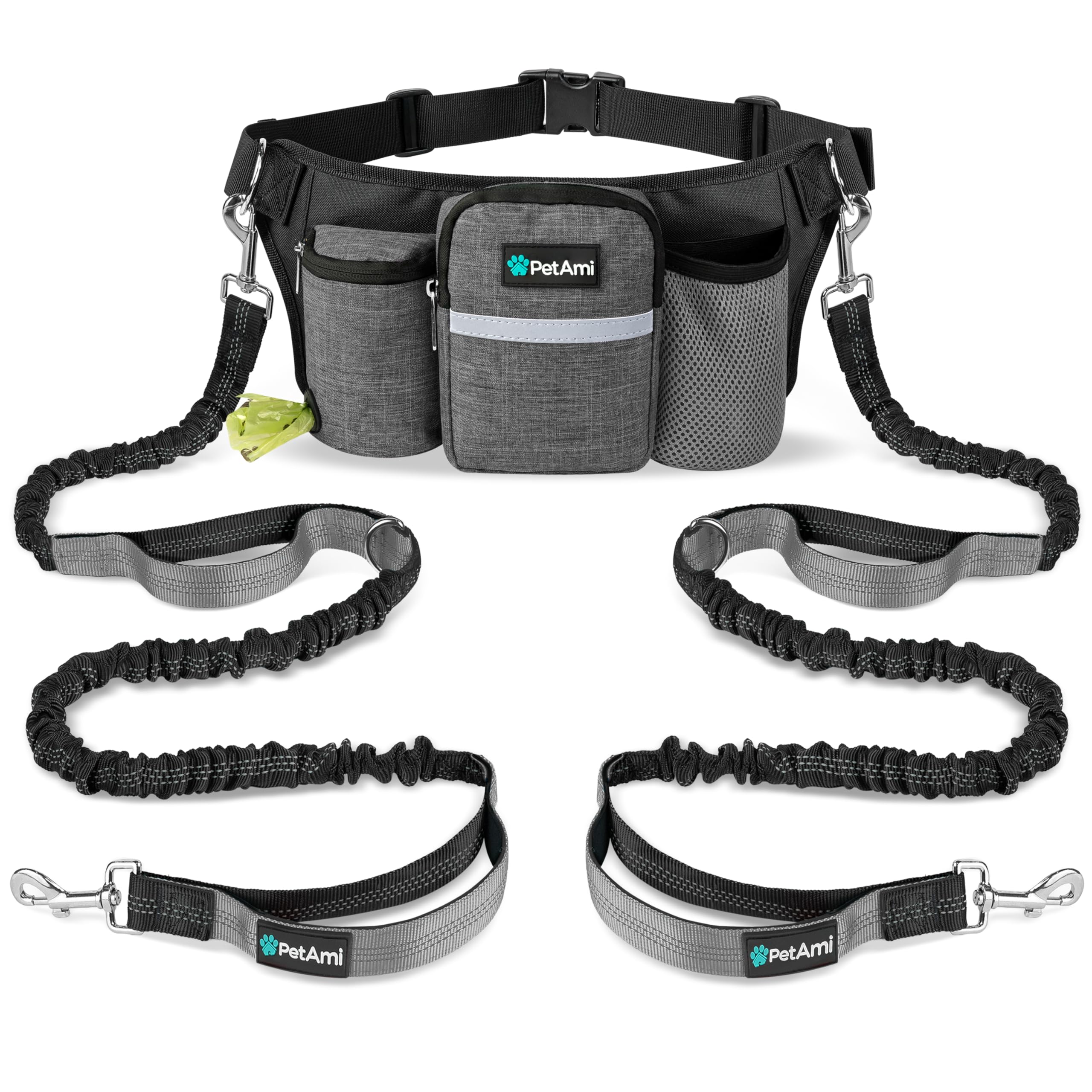 PetAmi premium hands-free dog leash hiking-running setup enables versatile outdoor use