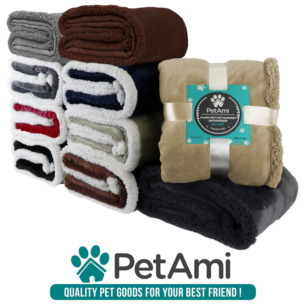 PetAmi protective couch blanket shielding furniture from shedding and accidents.