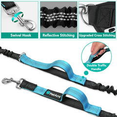 PetAmi reflective pockets with low-light trim improve visibility during evening walks.