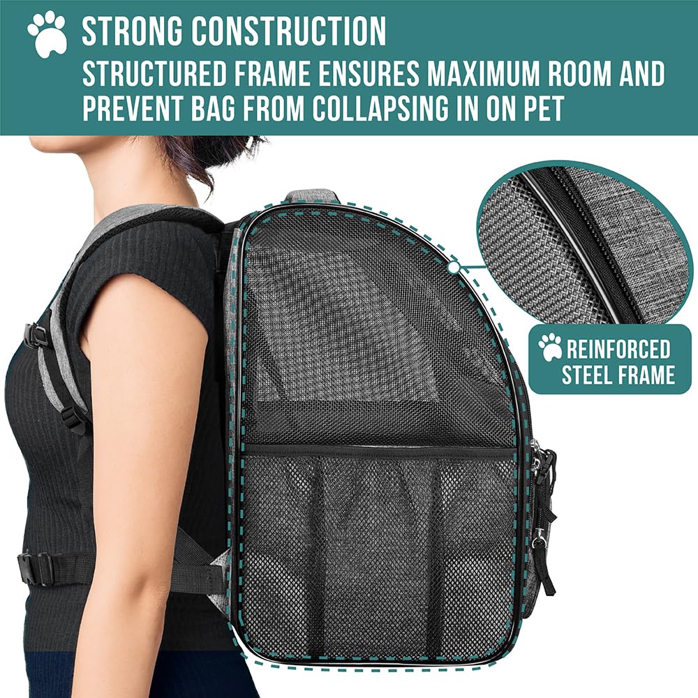 PetAmi side and front pockets organize essentials for adventures