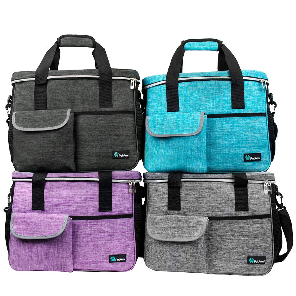 PetAmi bag with spacious compartments keeps kibble, toys, and leashes neatly arranged.