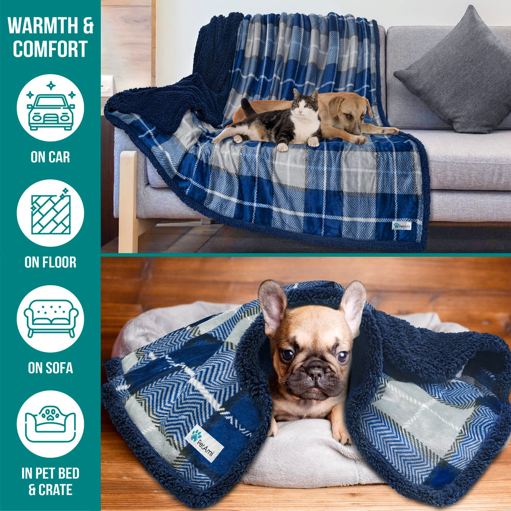 PetAmi travel-friendly blanket stays lightweight for trips and car rides