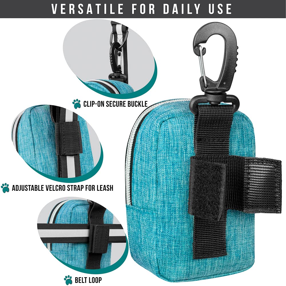 PetAmi treat pouch front zip pocket supports quick kibble during training.