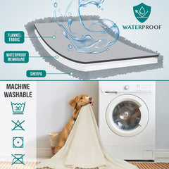 PetAmi machine-washable blanket stays soft after cold washes for busy households.