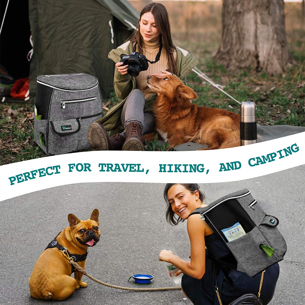 PetAmi durable water-repellent outer material for beach and camping trips.