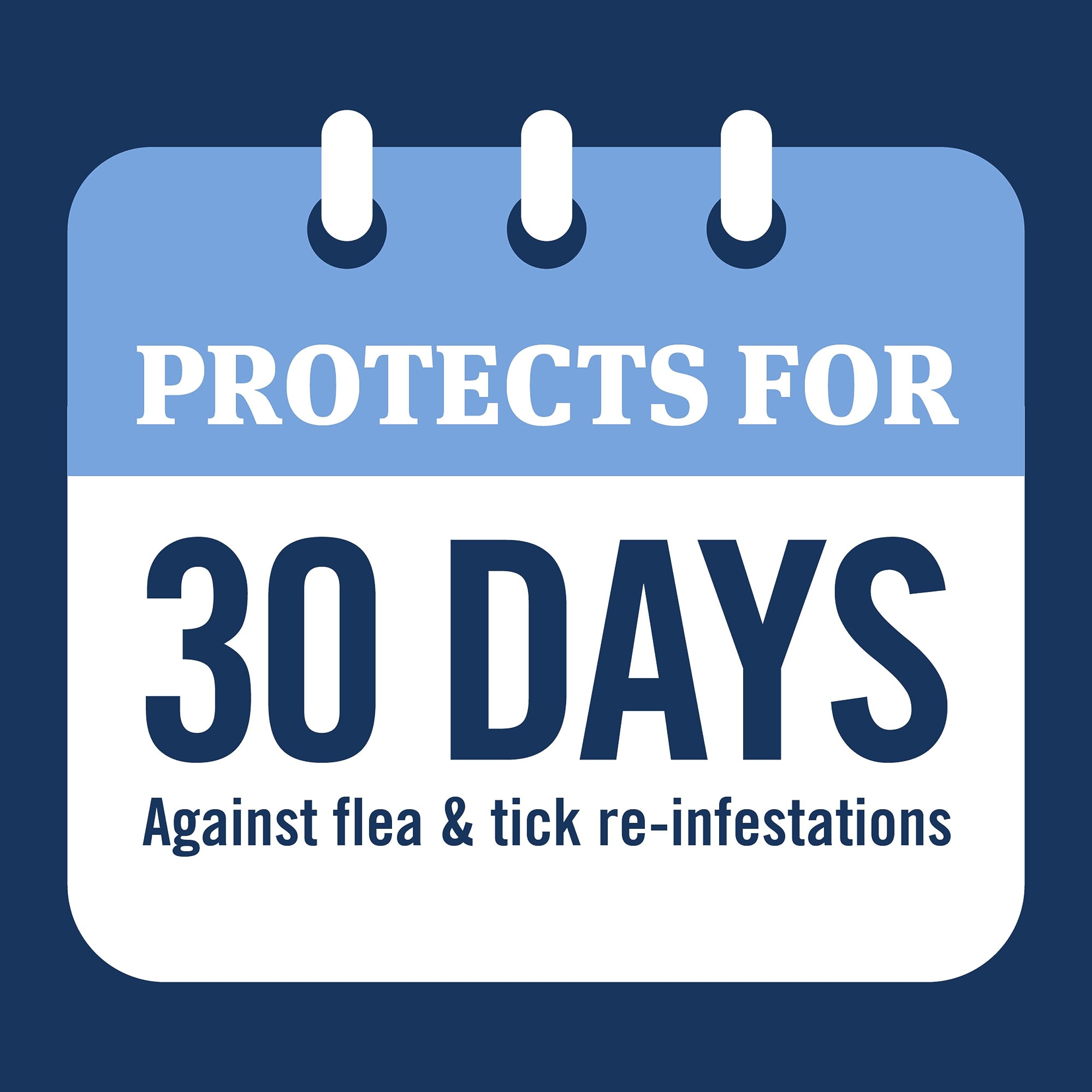 PetArmor Plus kills adult fleas and ticks visual emphasizes broad pest protection.