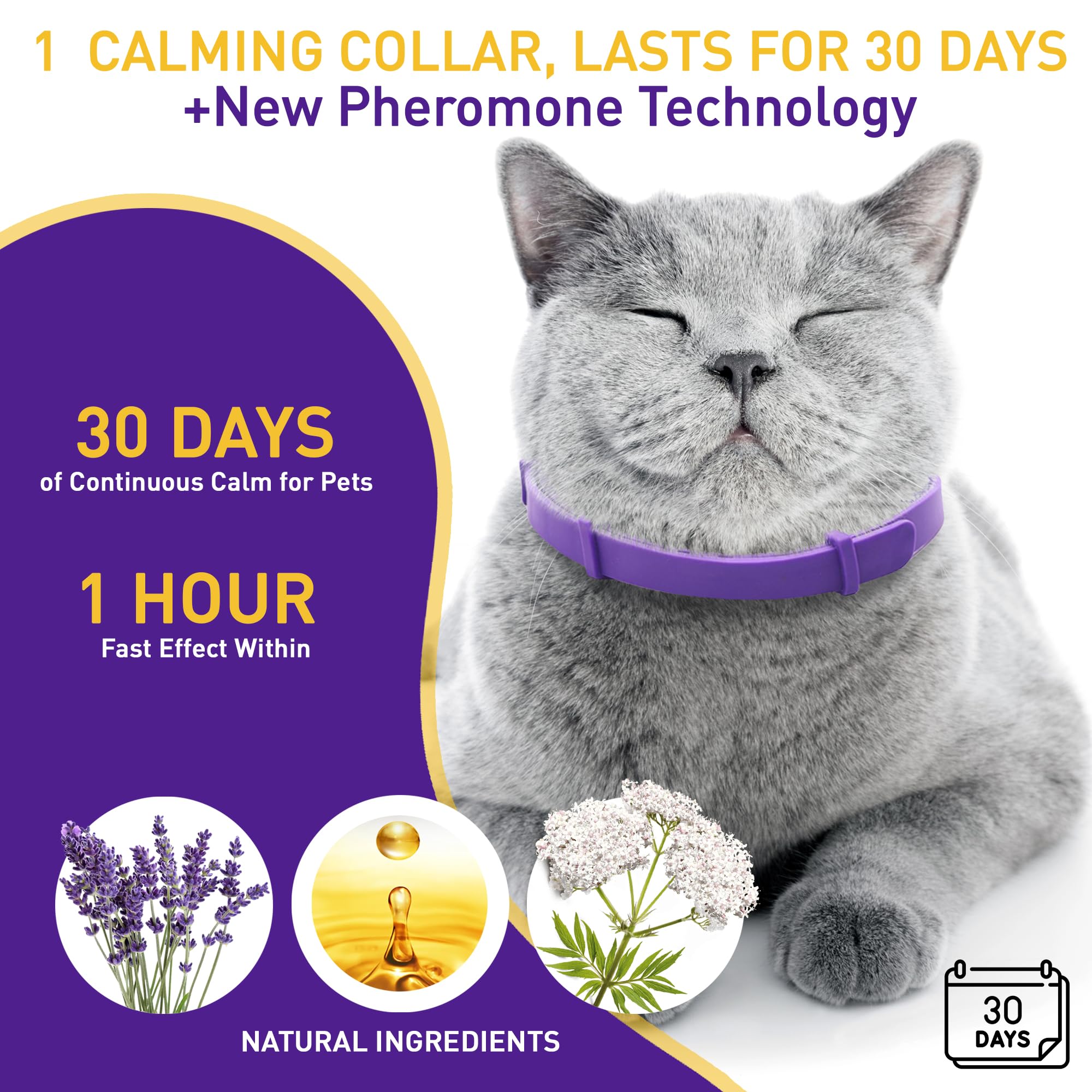 PetAtlas calming-collar-adjustable-length demonstrates easy size customization for a snug fit.