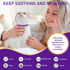 PetAtlas calming-collar closeup-silicone shows soft, comfortable material for daily wear.