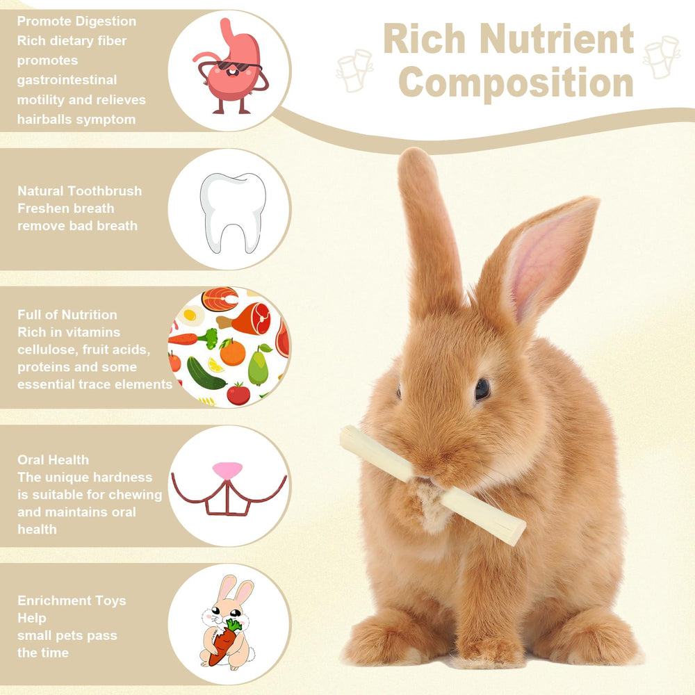 Petawi Sweet Bamboo Chew Sticks dental toy in use for dental upkeep