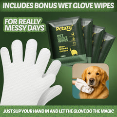 Petazy 400 wipes paw clean closeup for messy moments