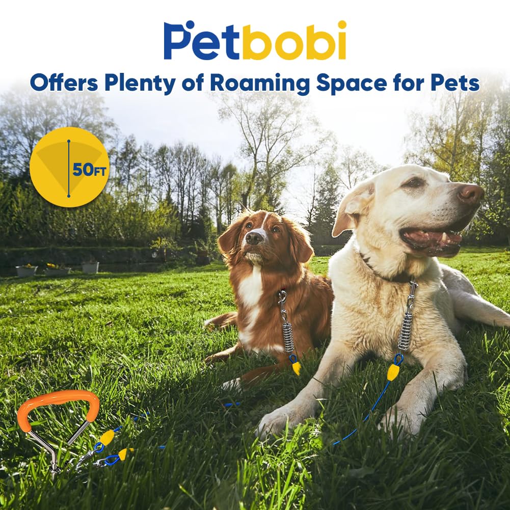 Petbobi 5-inch spring buffer absorbs pulls to reduce strain