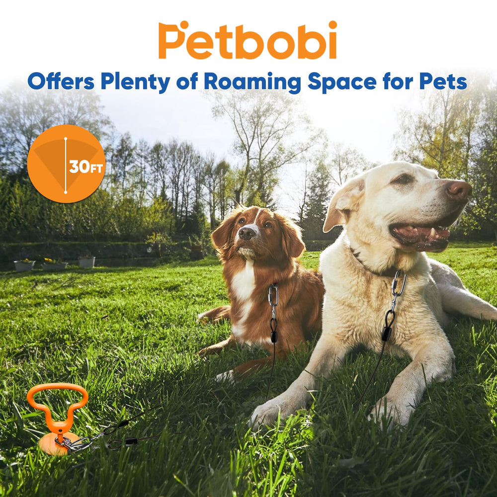 Petbobi 6mm steel cable with PVC coating resists weather and chewing.