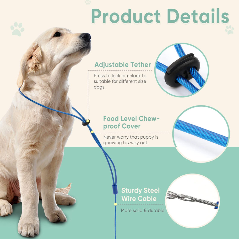 Petbobi adjustable cat safety rope secures cats during showers, blow-drying, or brushing.