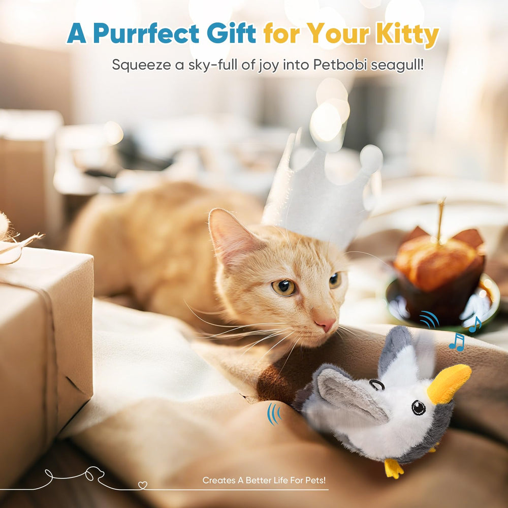 Petbobi all-breeds toy suits kittens to adults for interactive fun.