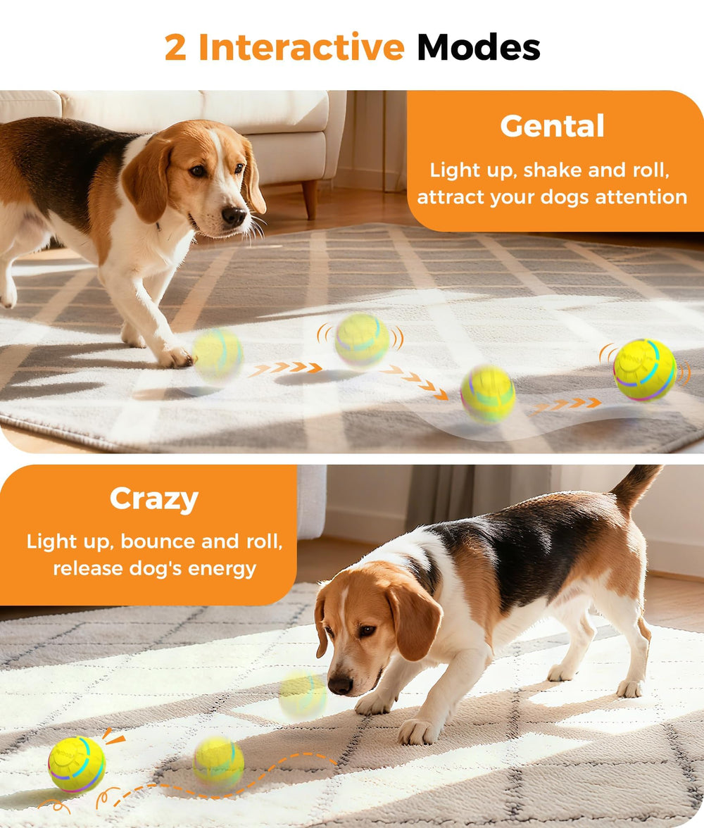 Petbobi automatic rolling ball for dogs delivering engaging chase sessions.