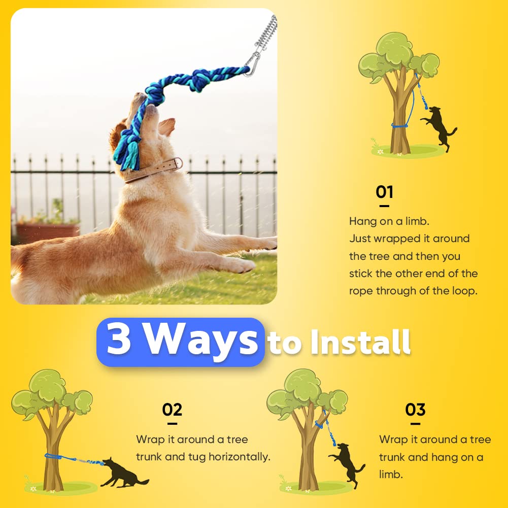 Petbobi Bungee Toy dental-care-benefit by gum massage during play.