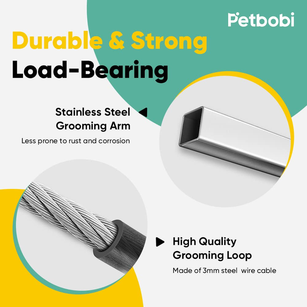 Petbobi dual haunch holders with adjustable rings for small pets