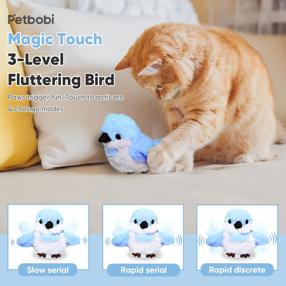 Petbobi Flappy Bird Toy catnip pouch adds scent-enhanced playtime