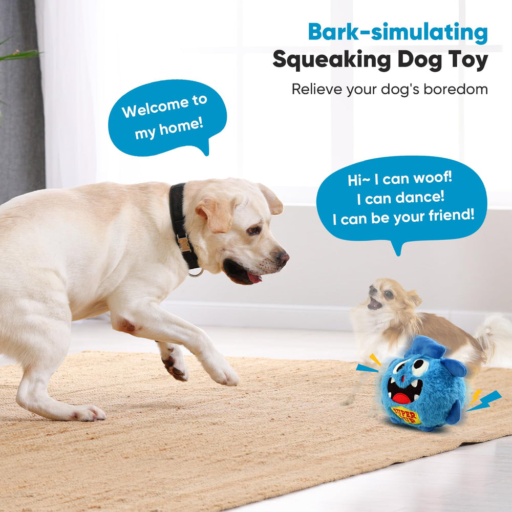 Petbobi plush dog toy with soft texture invites cuddling and gentle chew sessions.