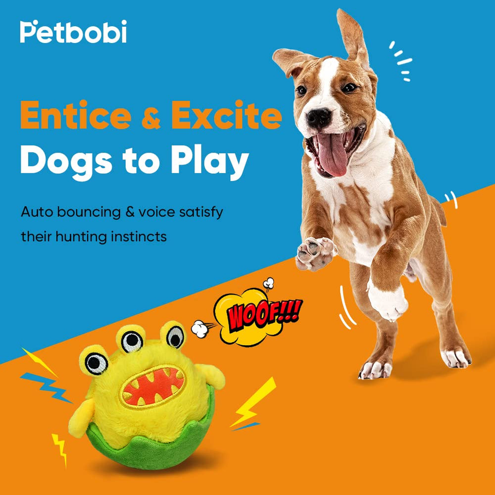 Petbobi monster-active-ball-squeak-function highlights built-in squeaker for engaging play