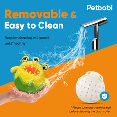 Petbobi plush-cover-removable shows a washable, soft outer layer for comfort