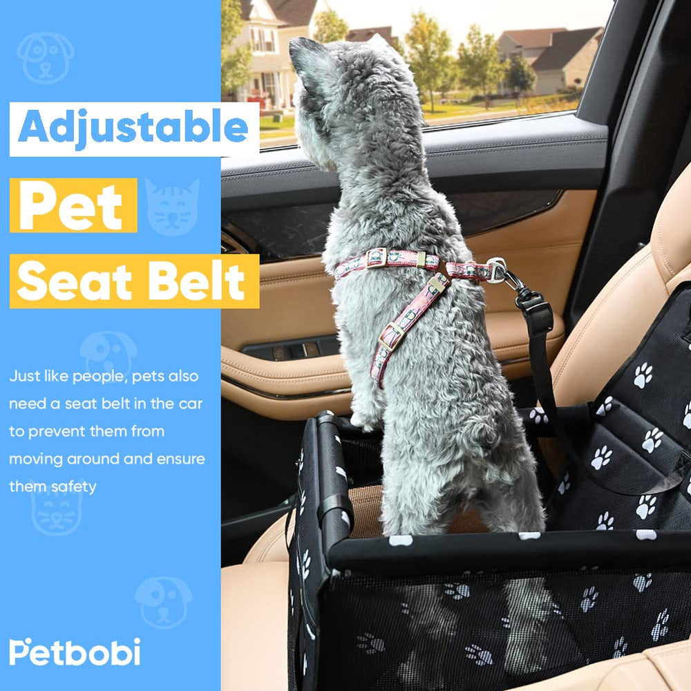 Petbobi reinforce car booster seat water-resistant fabric keeps the interior cleaner on adventures.