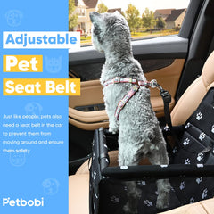 Petbobi reinforce car booster seat water-resistant fabric keeps the interior cleaner on adventures.