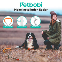 Petbobi 5in spring absorbs tension to reduce impact during eager dashes