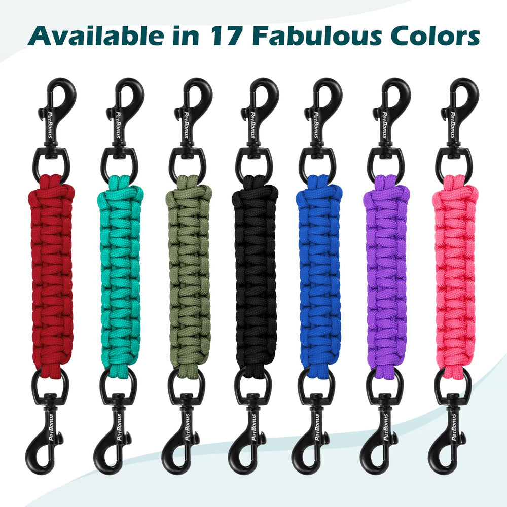 PetBonus in-use shot shows the safety strap attached during a walk