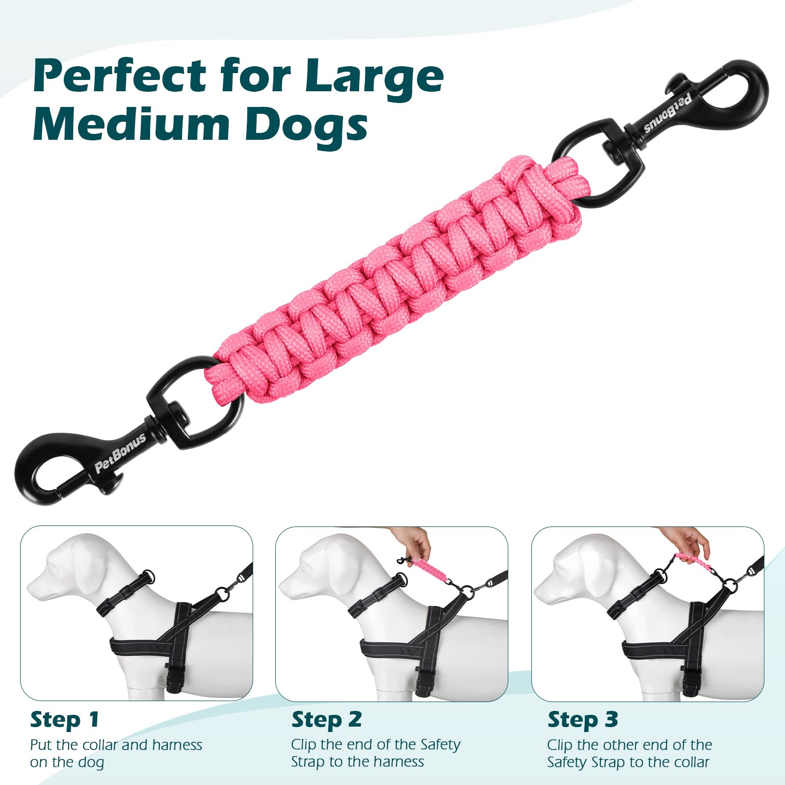 PetBonus Easy Walk harness compatibility ensures reliable daily walks.