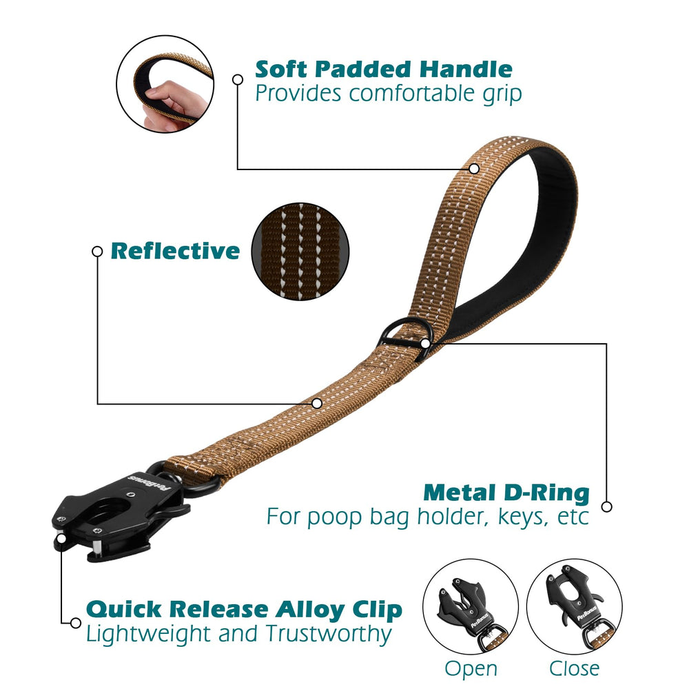 PetBonus leash 360 rotation prevents tangling during training and movement.