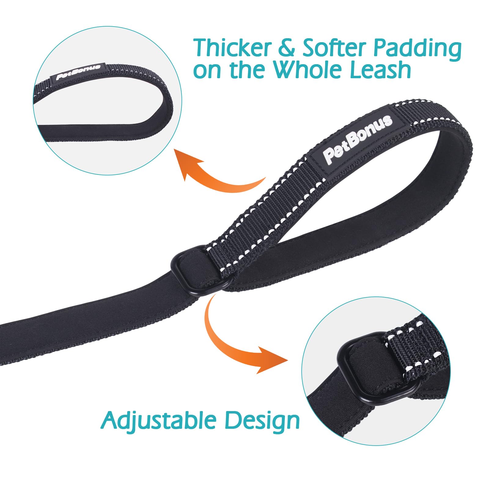 PetBonus lockable carabiner attachment adds secure leash connection