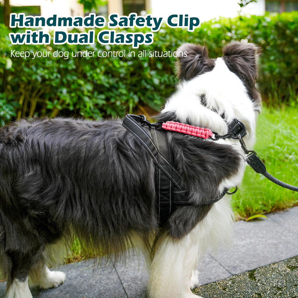 PetBonus clip fits prong, pinch, flat buckle collars for versatile use.