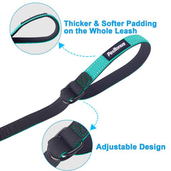 PetBonus wrist strap with reflective stitching at night for enhanced visibility
