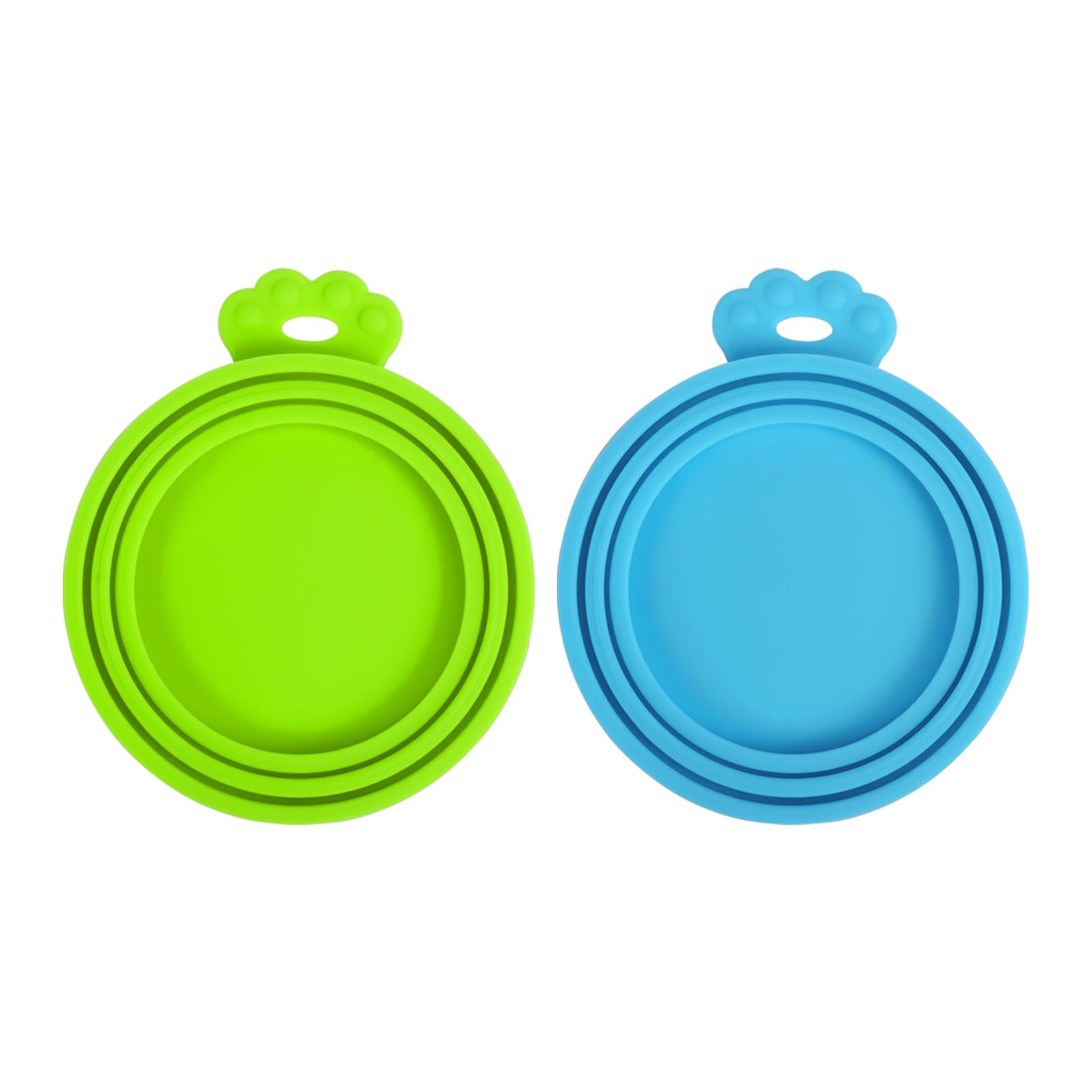 PetBonus silicone can cover blue on a canned food, helps preserve freshness.