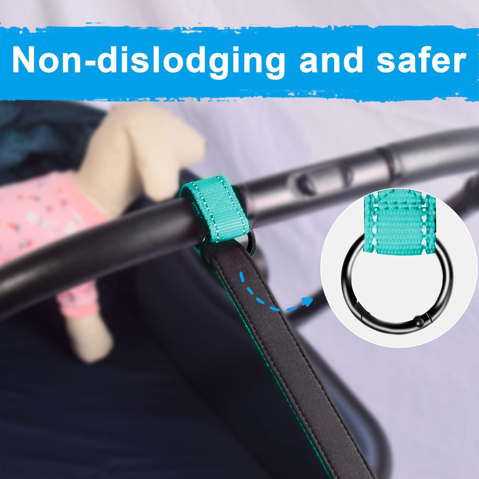 PetBonus wrist strap attached to retractable leash illustrating hands-free control