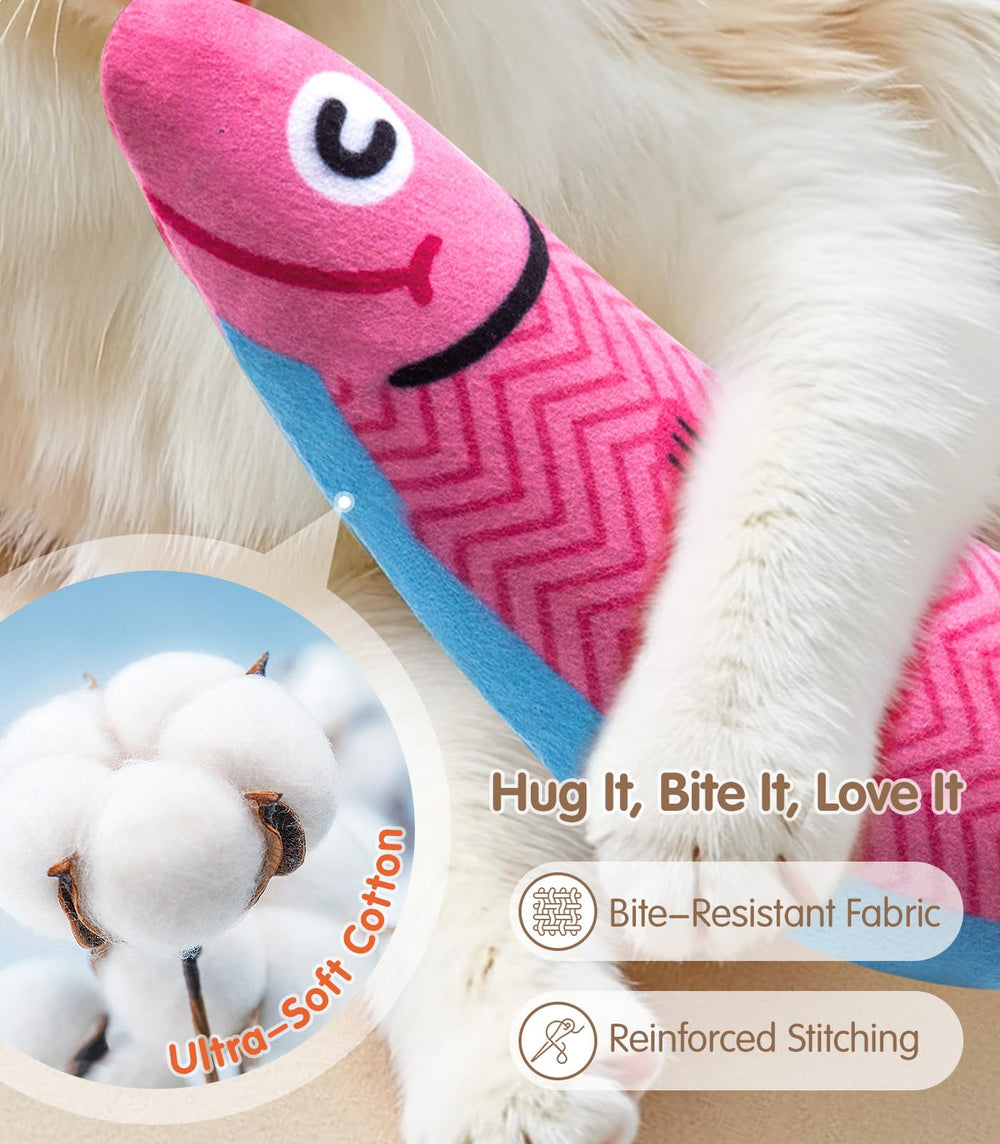 PetBusy cat toy interactive kicker plush for indoor cats