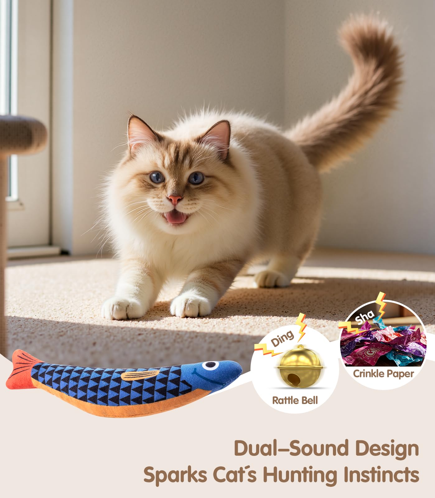 PetBusy cat toy soft baby-grade materials for safe kitten play