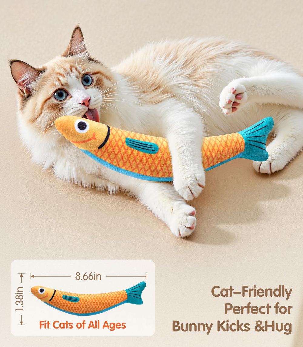 PetBusy Forma de pez para perseguir, morder y ejercitar