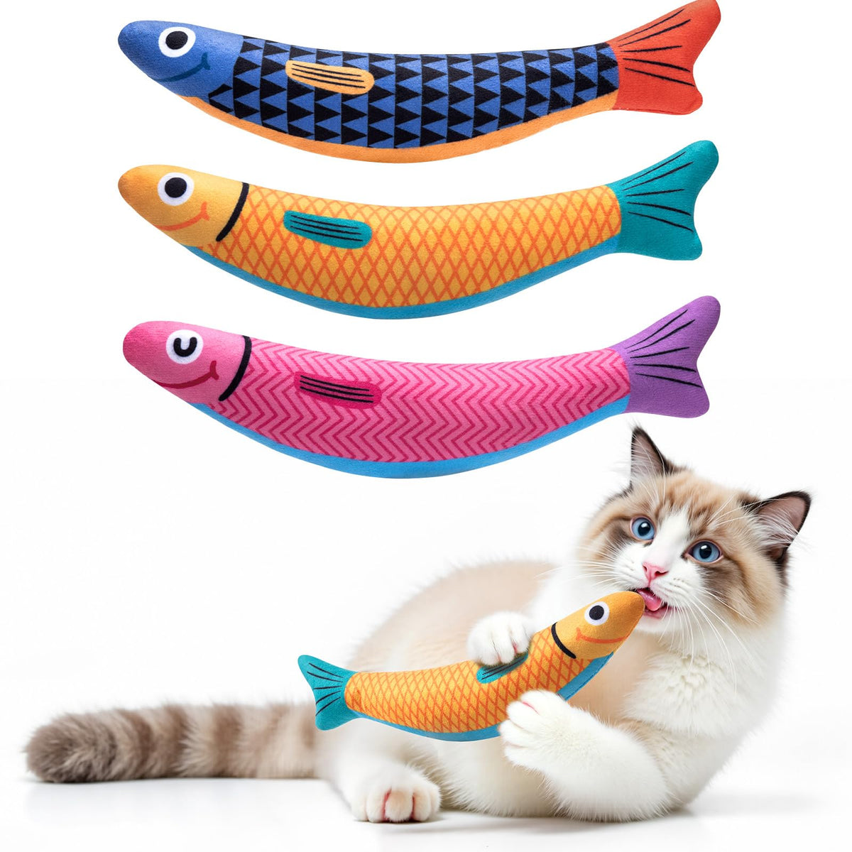 PetBusy Juguete interactivo para gatos con catnip que impulsa el juego