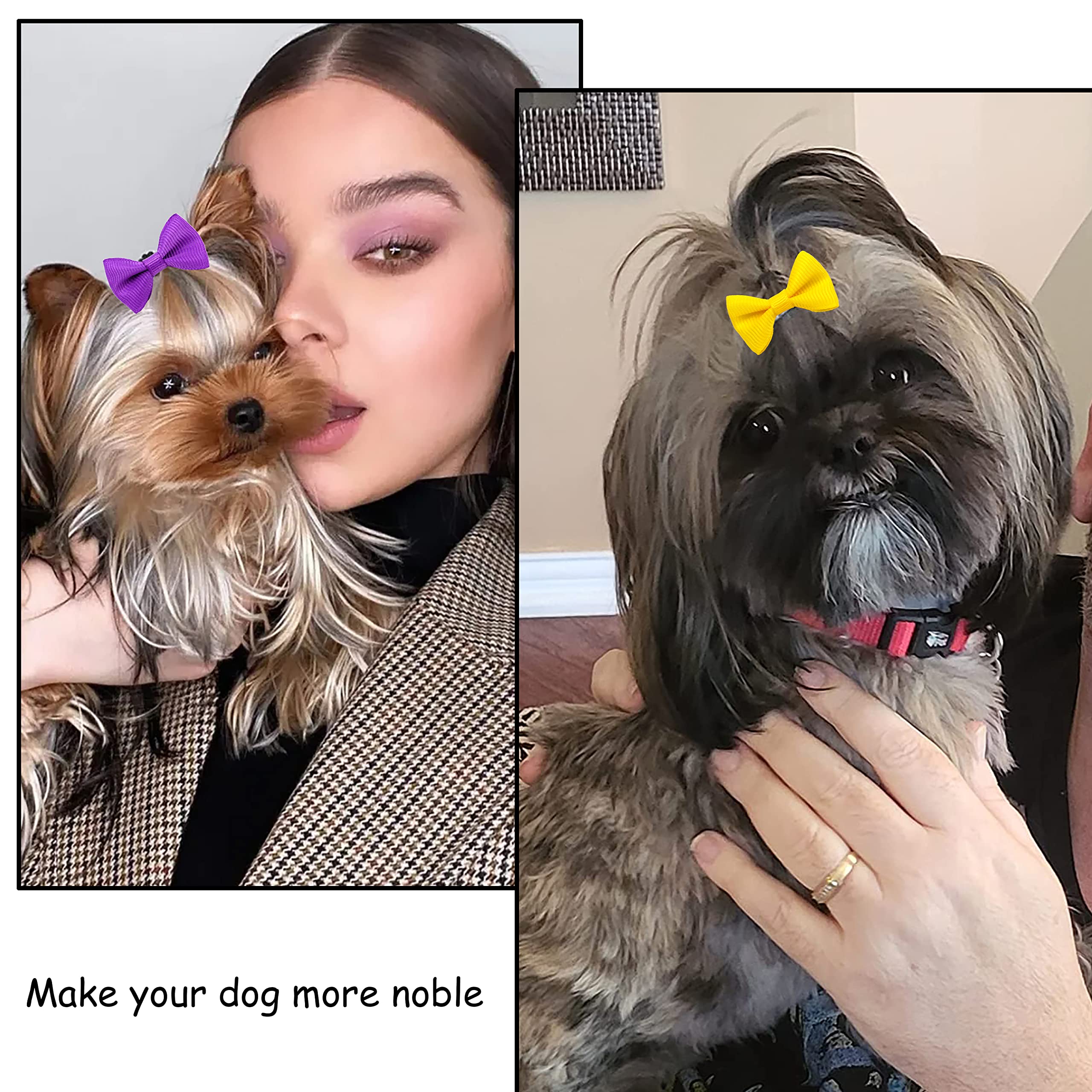 Petbuy 20 colors bows provide versatile patterns for pet styling
