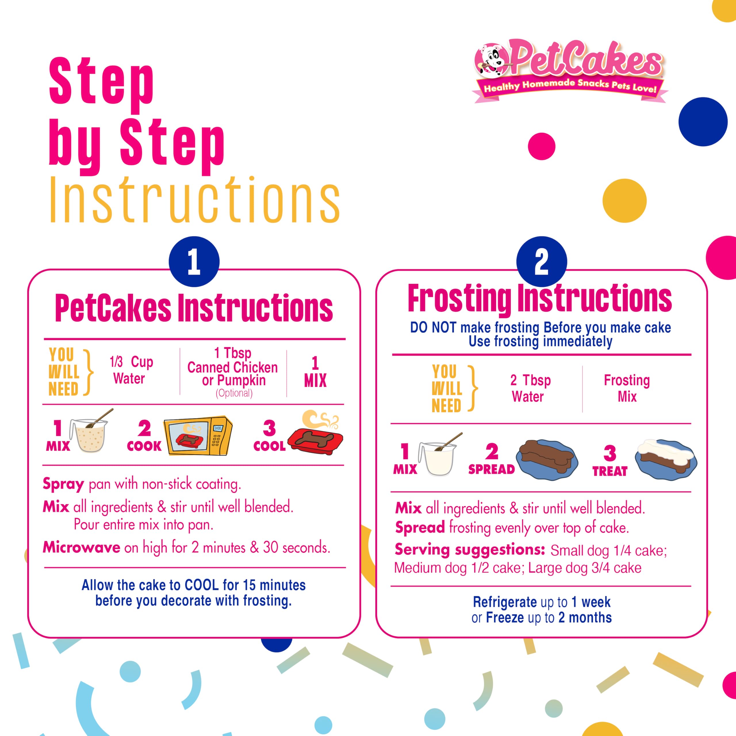 PetCakes vet-approved badge image signals trusted pet-safe formulation
