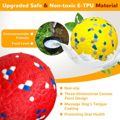 Petcare 3-inch diameter dog ball is ideal for medium to large dogs.