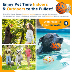 Petcare aggressive chewer dog ball stability and durability for strong chewers
