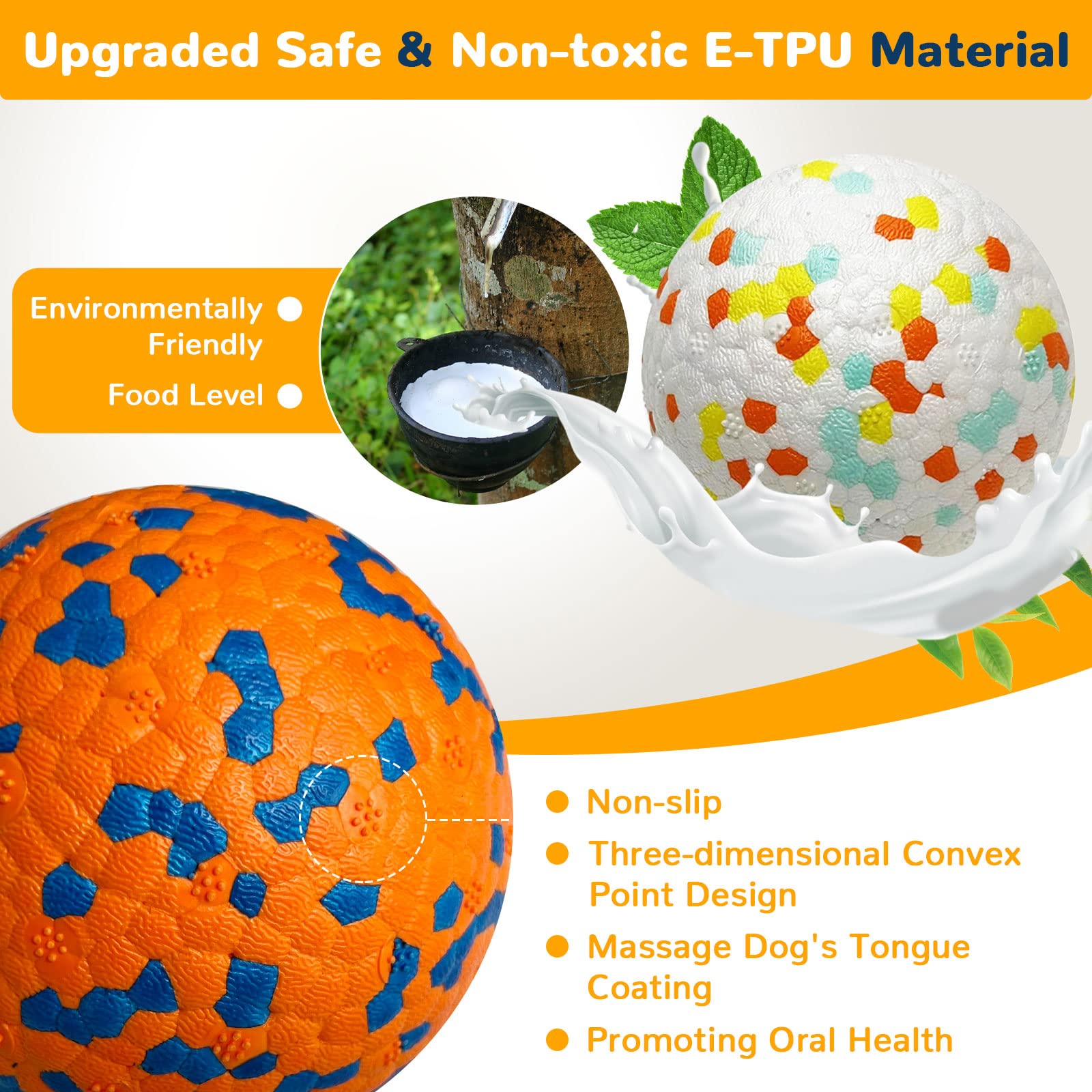 Petcare bouncing dog ball fetch toy that rewards outdoor play and quick returns