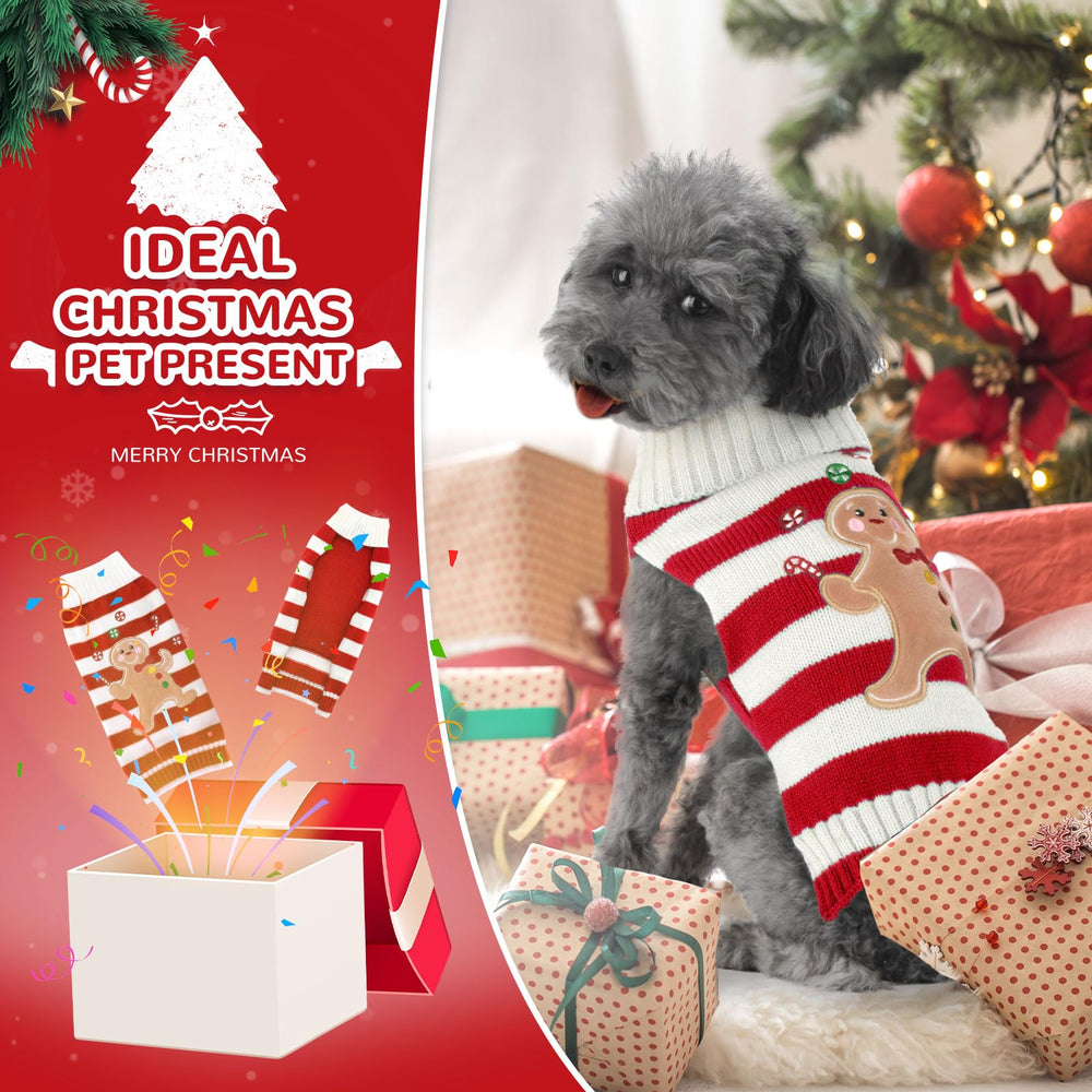 Petcare Christmas dog sweater reindeer—festive flair for photos and parties.