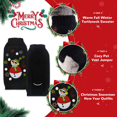 Petcare Christmas dog sweater reindeer print brightens pet photos.